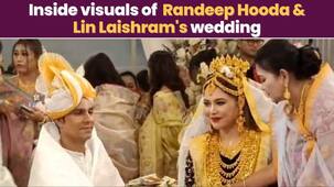 Randeep Hooda-Lin Laishram Wedding: Inside visuals from the newly married duo's traditional Manipuri shaadi
