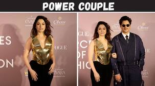 Lovebirds Tamannaah Bhatia and Vijay Varma steal the spotlight with their impeccable style at Vogue Forces Of Fashion India 2023
