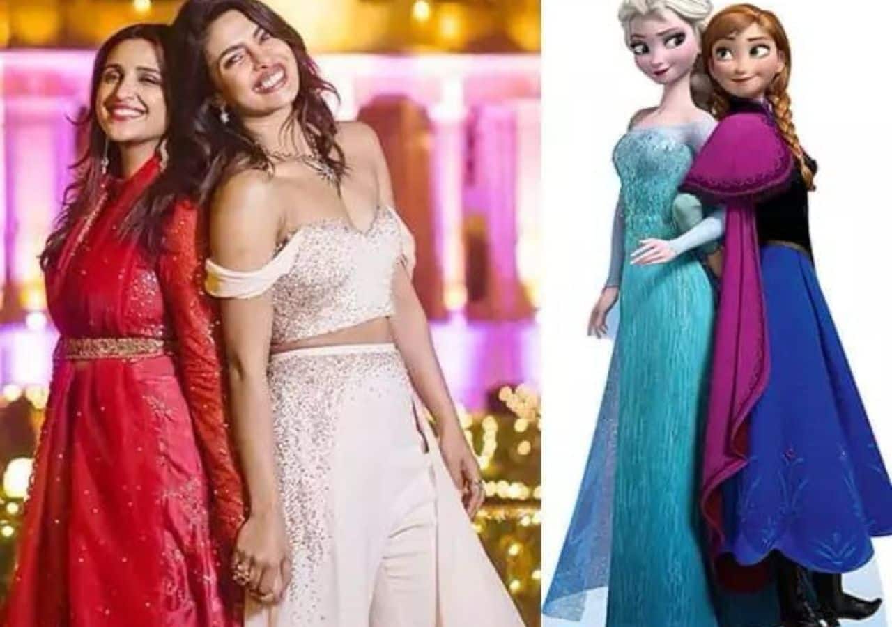 Priyanka and Parineeti Chopra - Frozen
