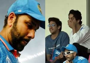 Aryan Khan looks disappointed after India loses at the World Cup final against Australia; shocking reaction goes viral