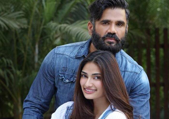 Athiya Shetty and Suniel Shetty