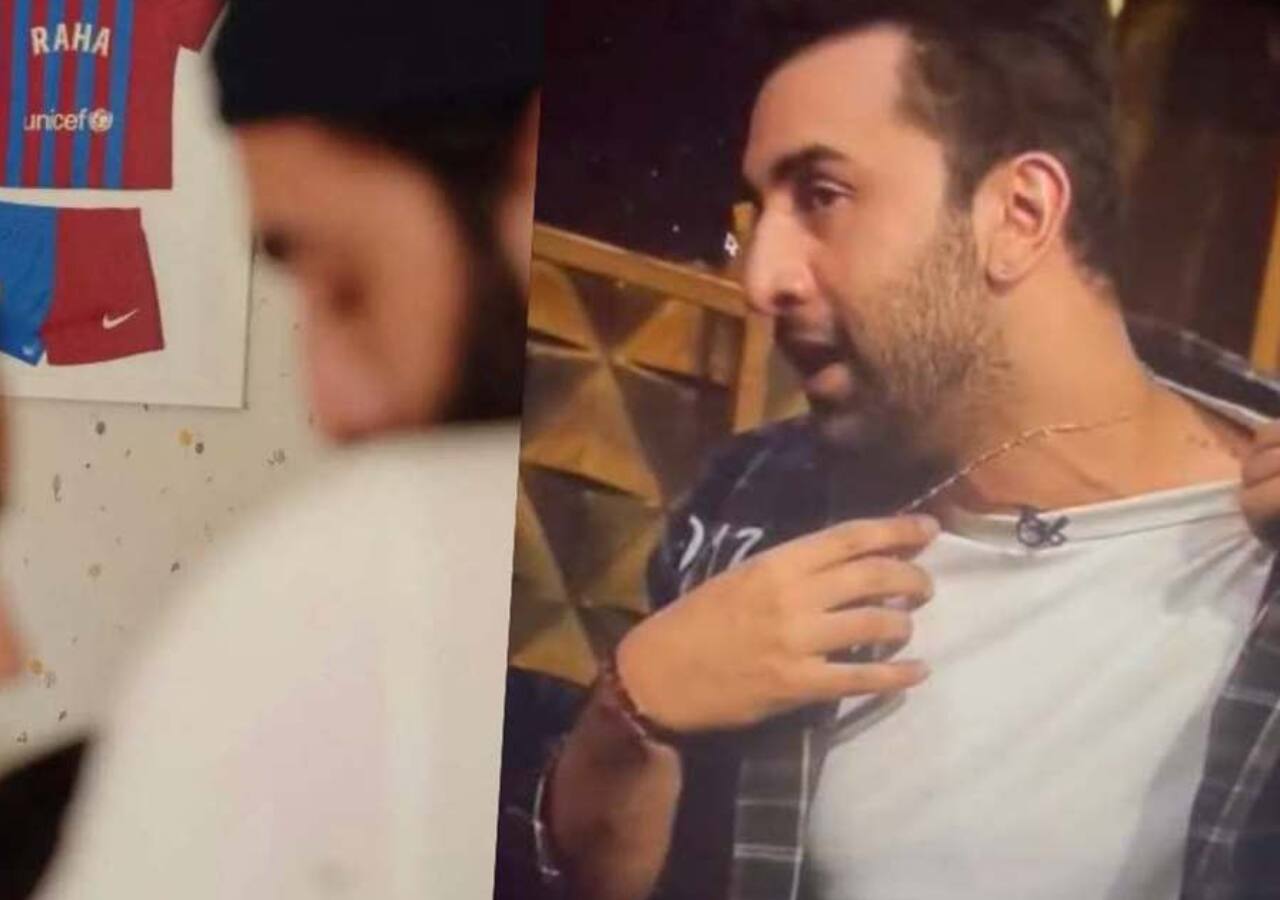 Animal star Ranbir Kapoor inks Raha's name on his collarbone 