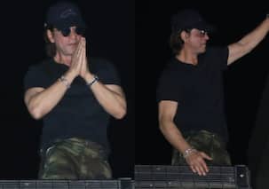 Shah Rukh Khan greets fans outside Mannat; here is a glimpse of the crazy midnight celebrations of his 58th birthday