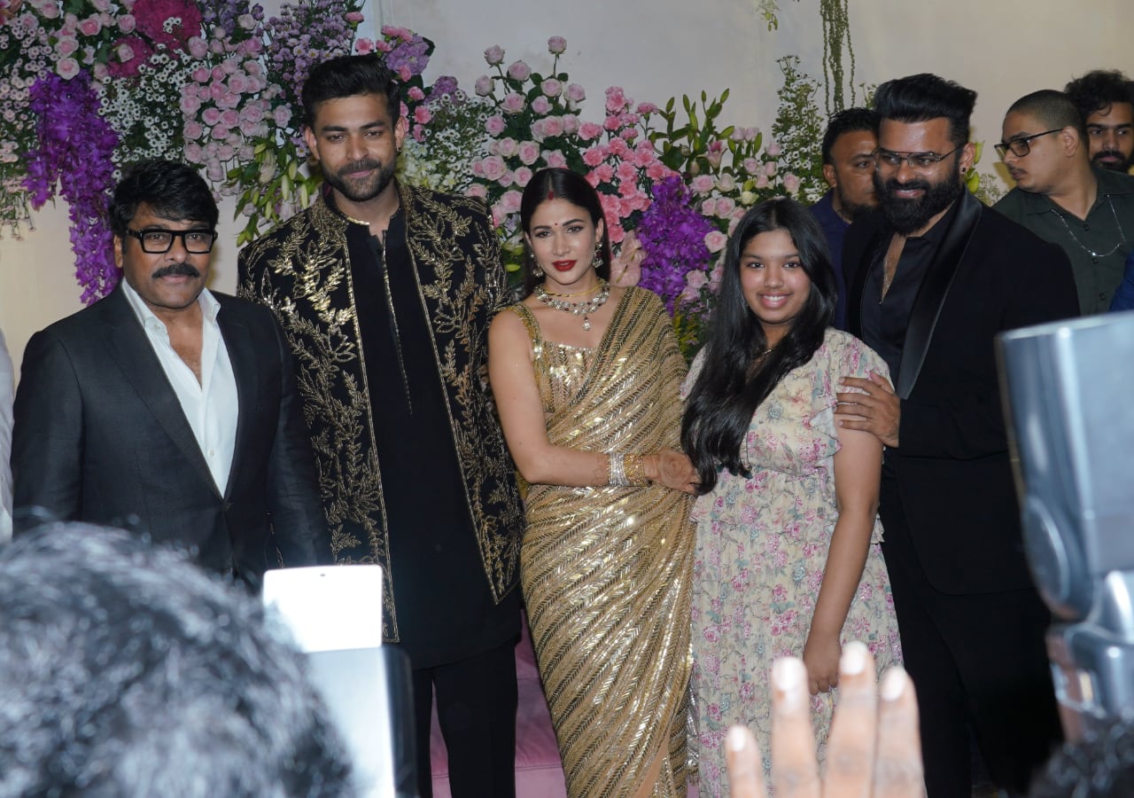 Varun Tej, Lavanya Tripathi Reception: Venkatesh, Chiranjeevi, Naga ...