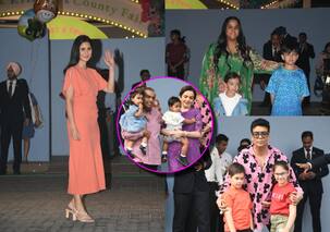 Isha Ambani के जुड़वां बच्चों की बर्थडे पार्टी में पहुंचे फिल्म स्टार्स, कूल लुक में दिखे नाना-नानी मुकेश-नीता अंबानी