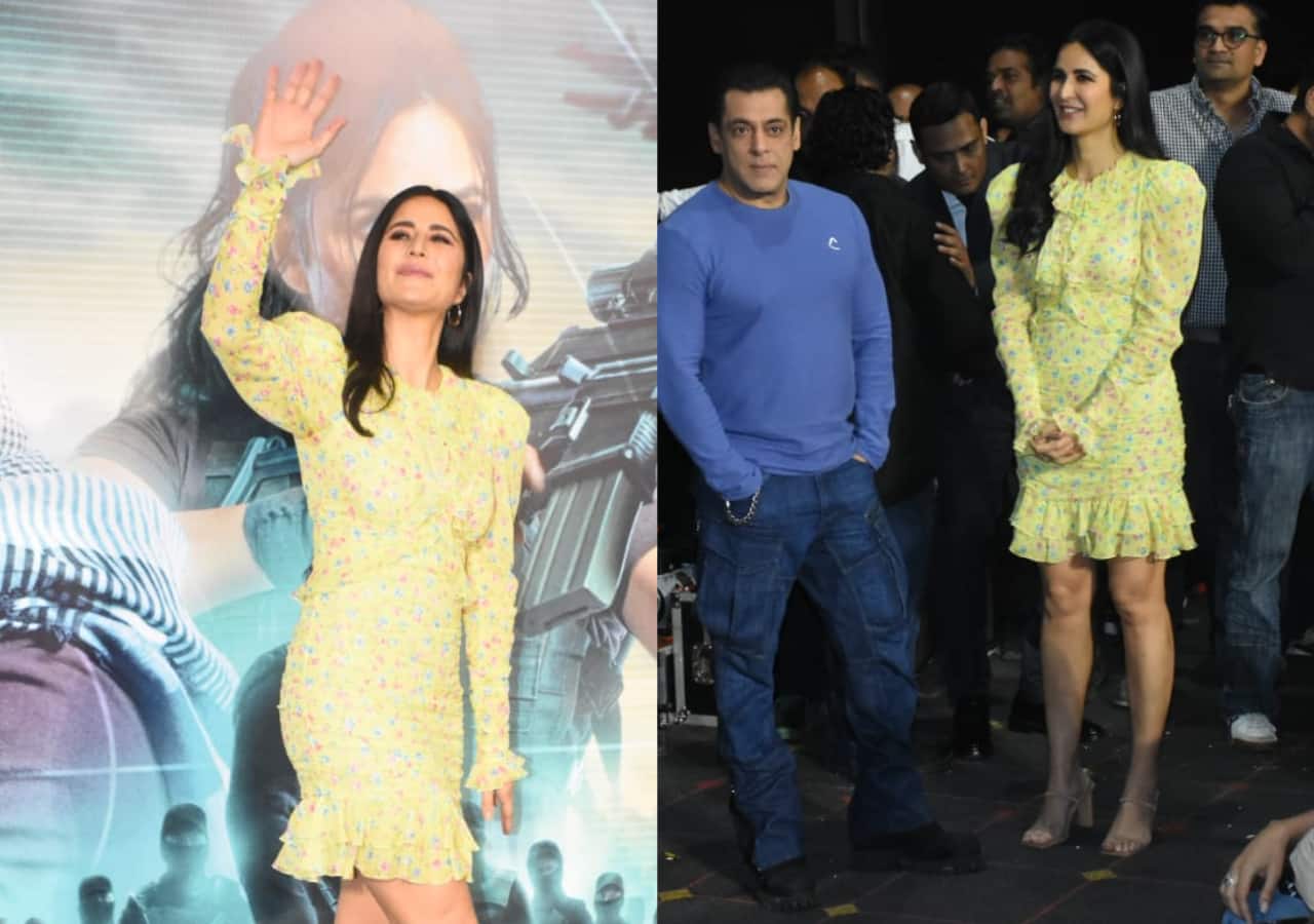 Katrina Kaif met fin aux rumeurs de grossesse alors qu’elle groove avec Salman Khan dans une robe près du corps [Watch]