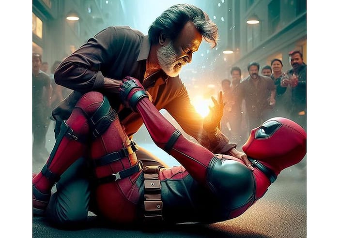 Deadpool urges Rajinikanth to not hit him