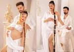 Rubina Dilaik bares her fully grown baby bump as she decks up like a royal princess with Abhinav Shukla [View Pics]
