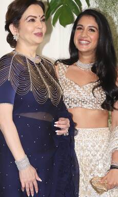 Manish Malhotra Diwali bash: Nita Ambani arrives with bahu-to-be Radhika Merchant, Gauri Khan, Aishwarya walk in solo