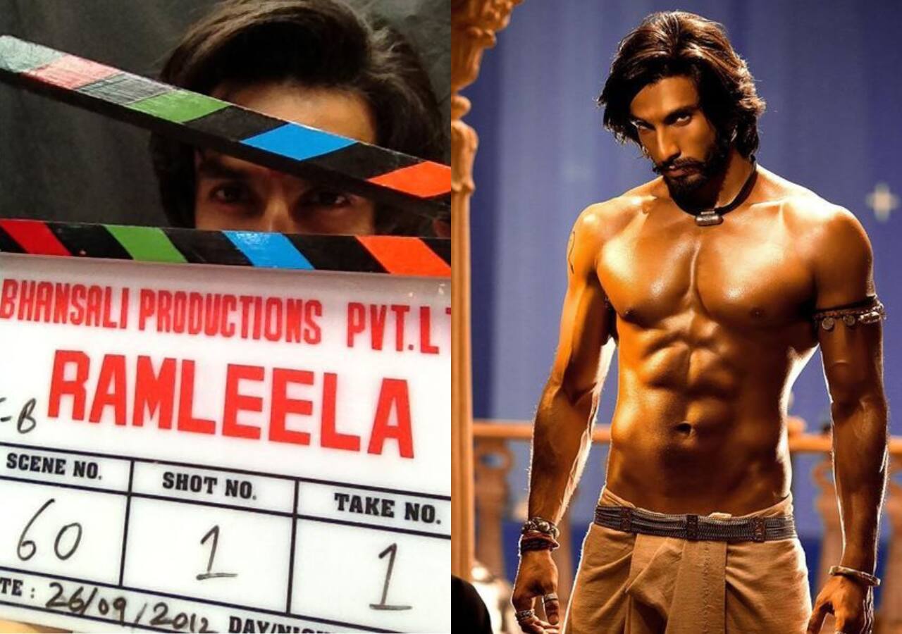 Ranveer Singh from the sets of Ram Leela 