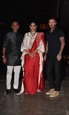 Sonam Kapoor, Anand Ahuja host party for David Beckham; Bollywood joins 
