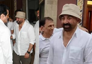 Sunny Deol smiling and laughing at Rajkumar Kohli's prayer meet irks netizens; Gadar 2 actor gets backlash [Watch]