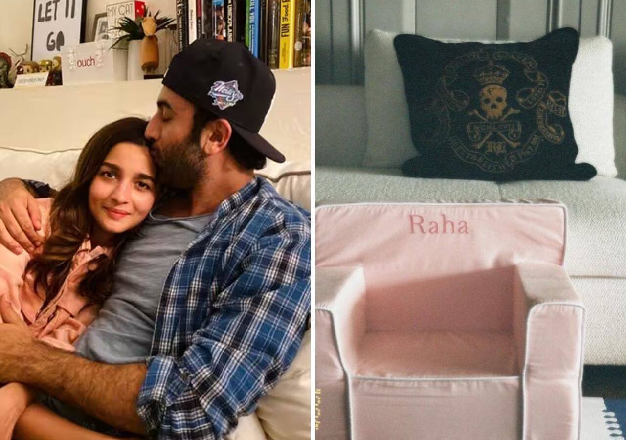 Raha Kapoor's customised pink chair