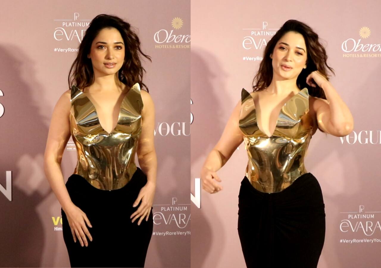Tamannaah Bhatia goes metallic for Vogue Forces of Fashion India 2023