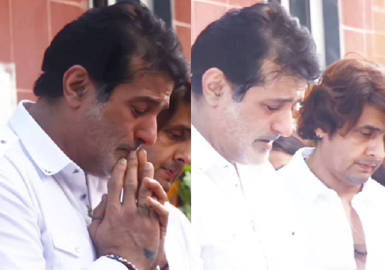 Armaan Kohli cries inconsolably at father Rajkumar Kohli’s funeral; watch heartbreaking video