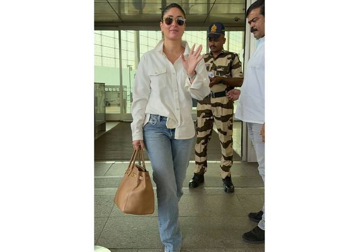 करीना कपूर ने पैपराजी का किया अभिवादन