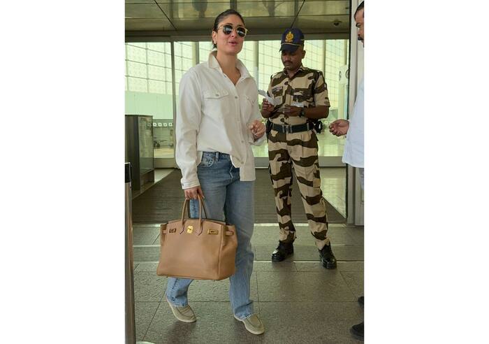 करीना कपूर एयरपोर्ट पर हुईं स्पॉट