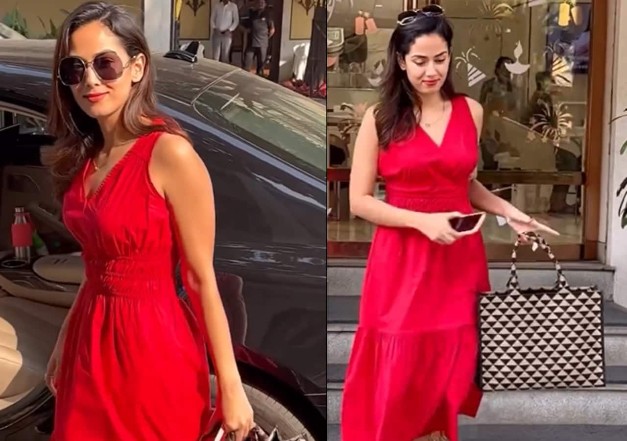 Mira Kapoor Looks Absolutely Stunning In Her Red Dress