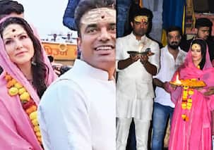 Sunny Leone ने वाराणसी में दिखाया अपना धार्मिक अवतार, गंगा आरती कर लोगों का खींच लिया ध्यान