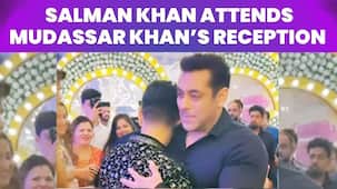 Tiger 3 star Salman Khan looks handsome in black as he attends Dabangg choreographer Mudassar Khan’s wedding reception