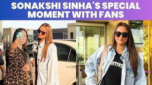 Sonakshi Sinha's cute moment with fans at the airport will melt your heart [Watch Video]