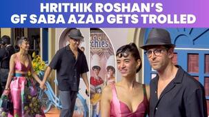 The Archies Screening: Hrithik Roshan's ladylove Saba Azad gets trolled for her look, netizens say 'jalebi wala hairstyle'