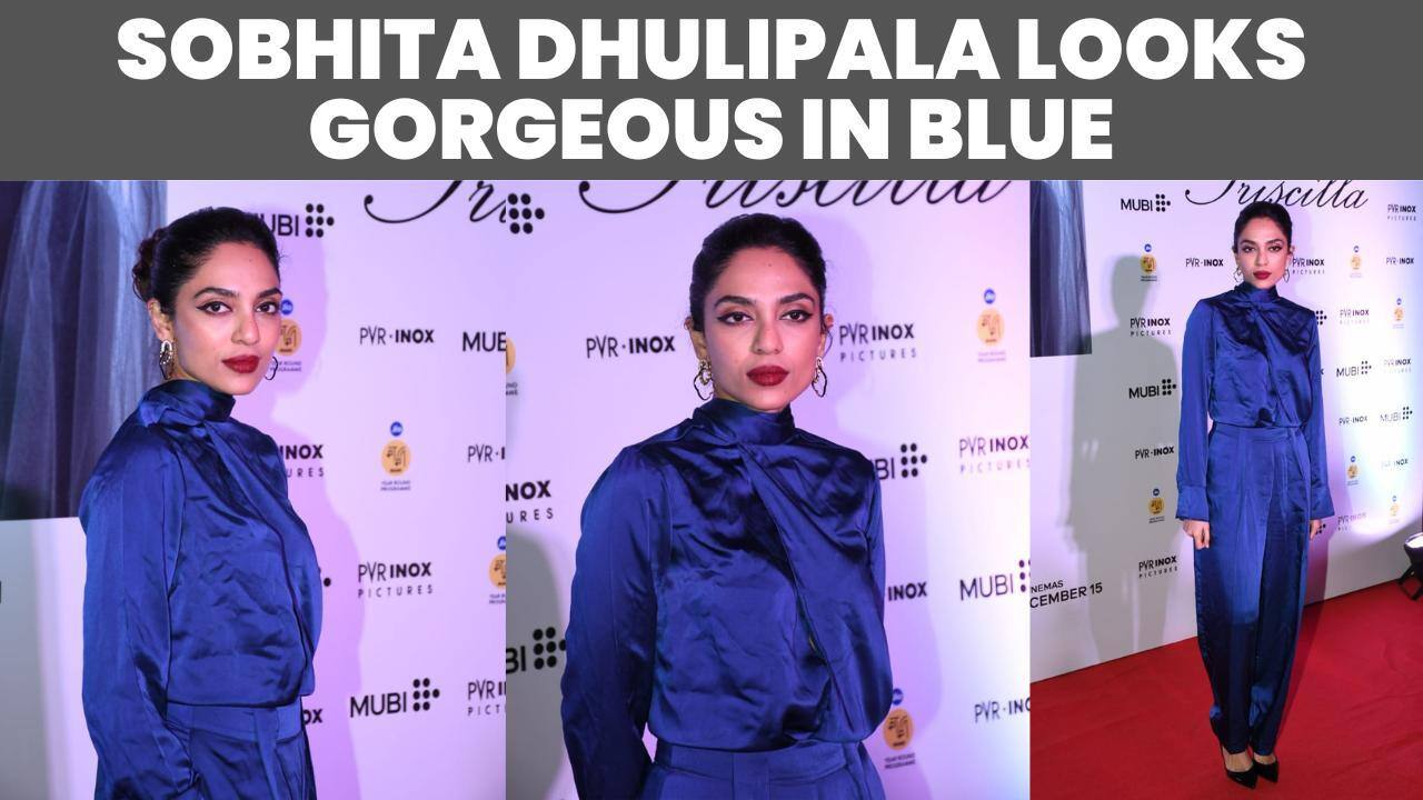 She Snapped Sobhita Dhulipala steals the limelight as she snapped at the special ...