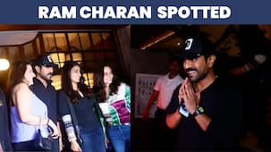 मुंबई में स्पॉट हुए राम चरण, फैंस के साथ ली सेल्फी