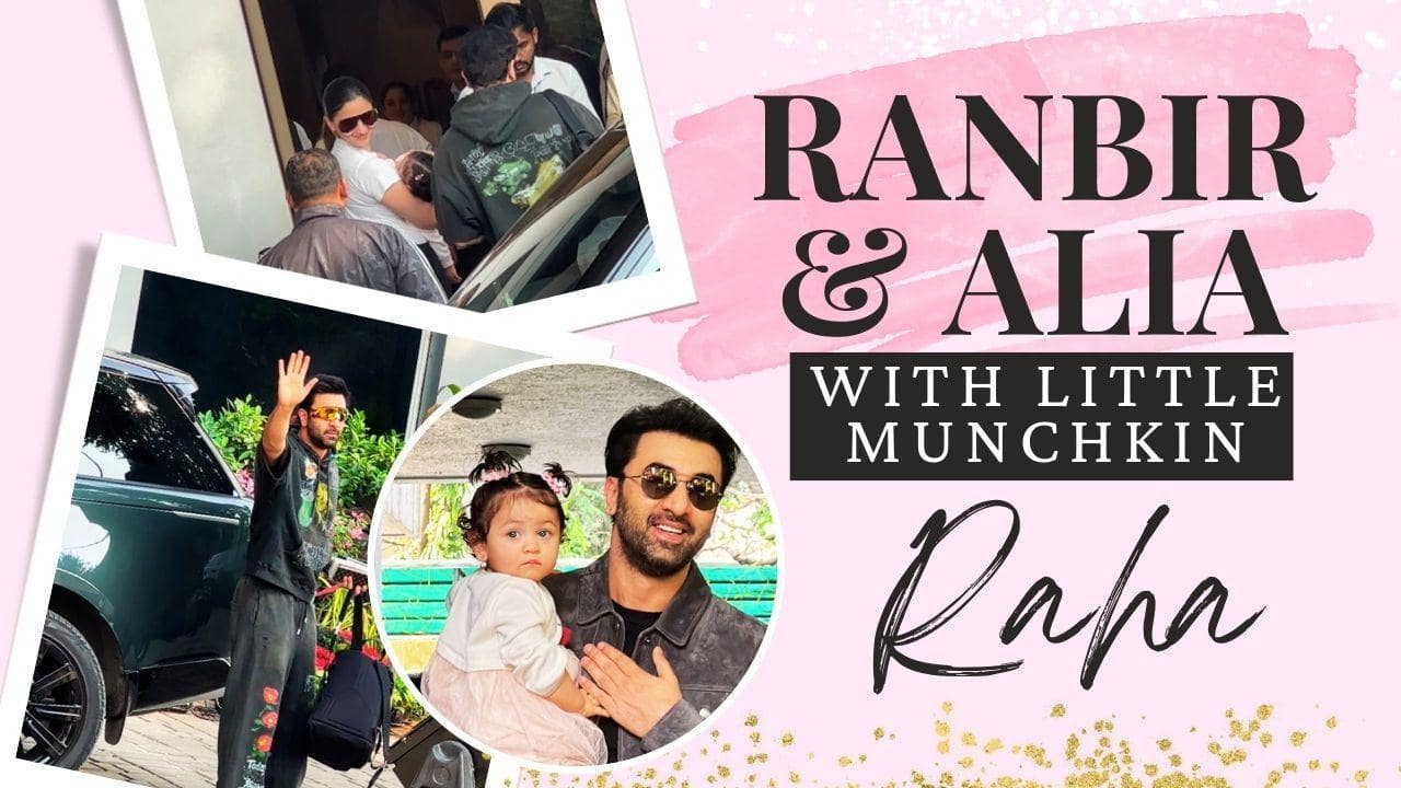 Ranbir Kapoor, Alia Bhatt and little munchkin Raha Kapoor jet-off for New Year celebrations [Watch Video]