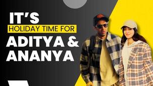 Lovebirds Aditya Roy Kapur and Ananya Panday jet-off for a romantic getaway; netizens say 'New Year ke liye nikli pyaari jodi'