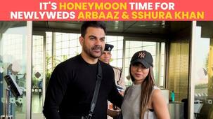 Newlyweds Arbaaz Khan and Sshura Khan jet-off for a romantic getaway [Watch Video]