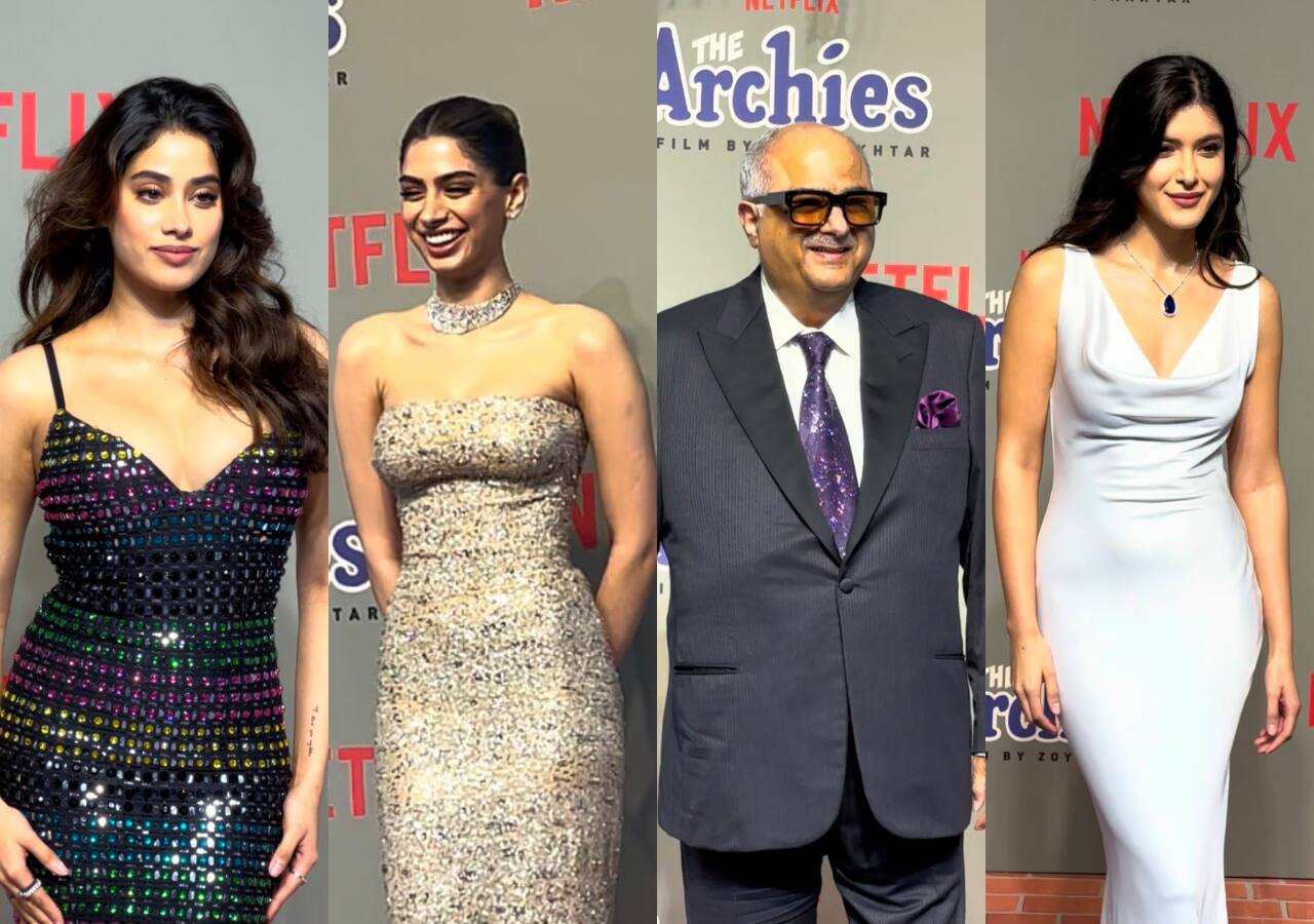 The Archies screening: The Kapoors arrive to support Khushi Kapoor