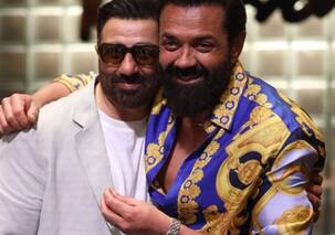 Gadar 2 star Sunny Deol gives adorable spin to Bobby Deol aka Abrar's entry song Jamal Kudu; Ameesha Patel reacts