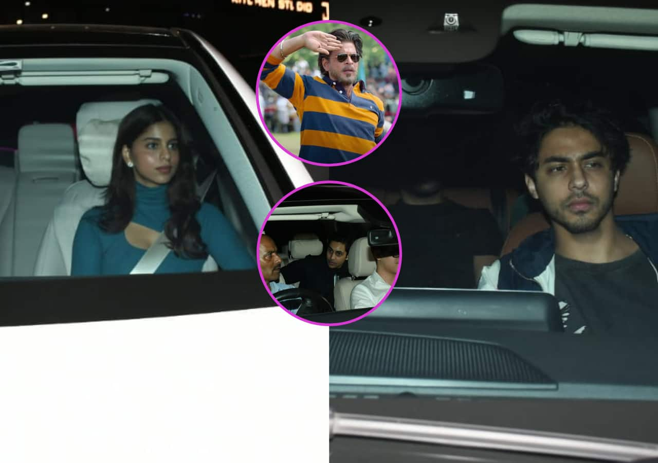 Dunki screening: Agastya Nanda joins rumoured GF Suhana Khan, Aryan ...