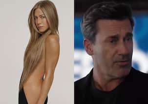 Jennifer Aniston spills details on shooting steamy make out scene with Jon Hamm in the buff; talks about being too old school for intimacy co-ordinators
