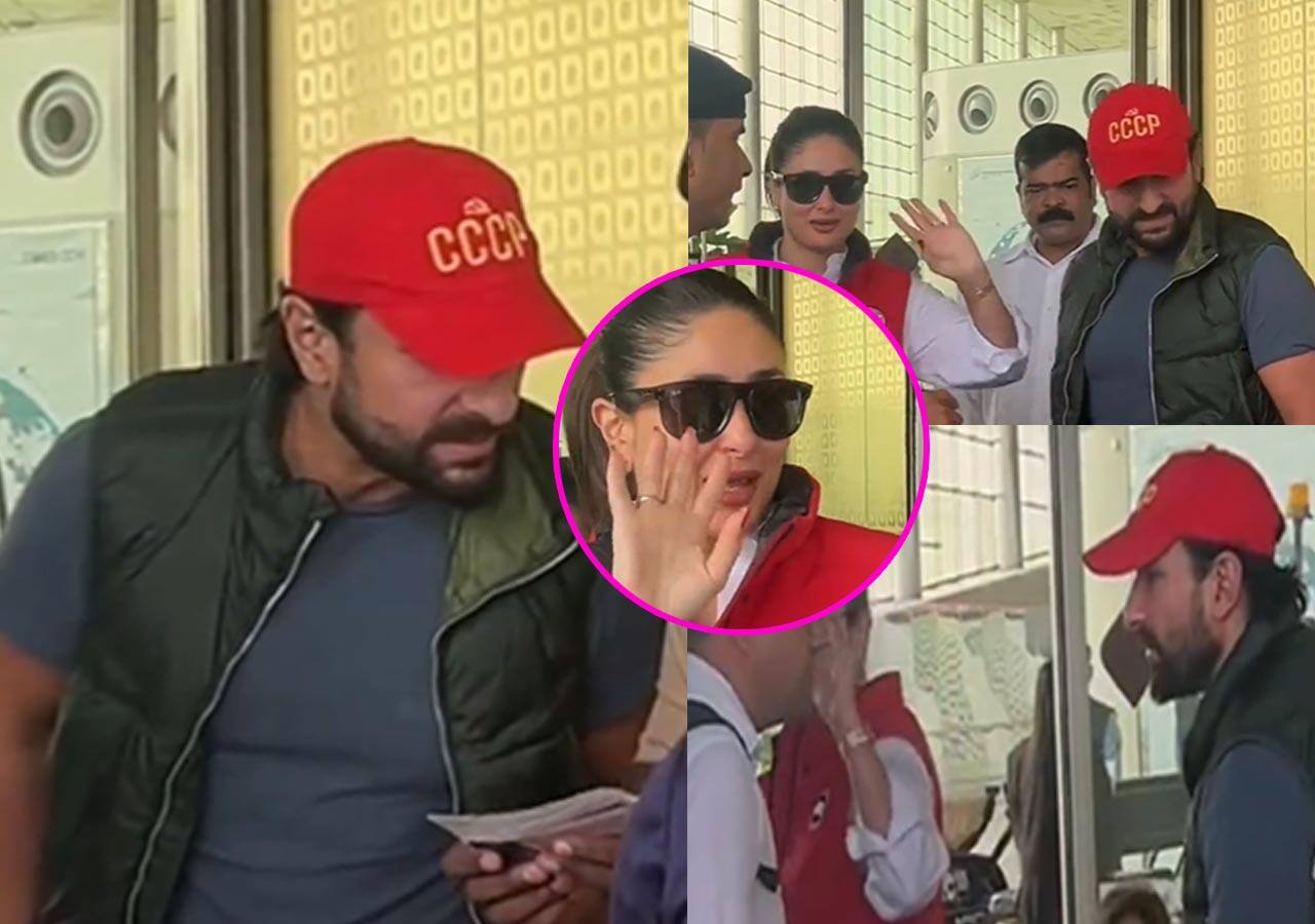 Did Saif Ali Khan get into an argument with his staff at the airport forcing Kareena Kapoor Khan to mediate? [Watch Video]