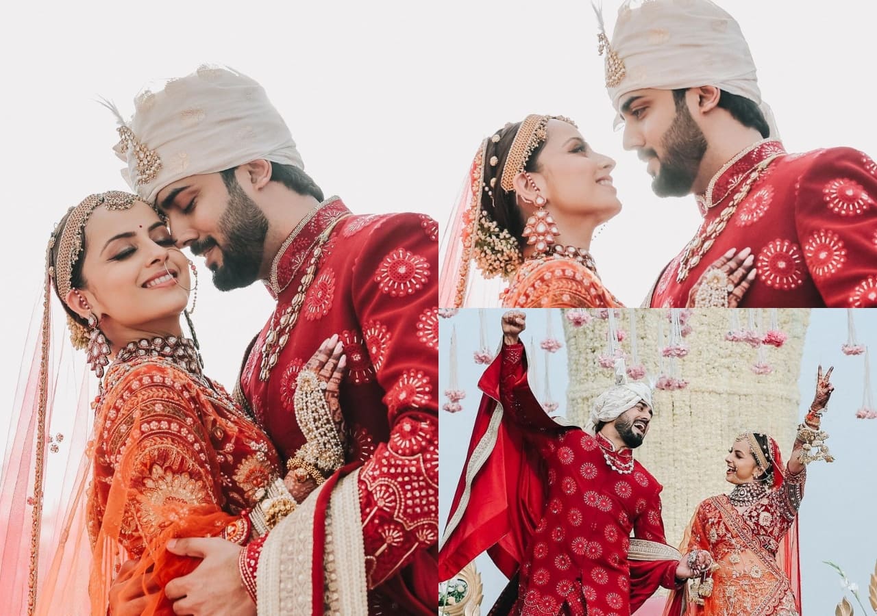 Shrenu Parikh-Akshay Mhatre Wedding Pics: एक दूसरे के हुए श्रेनु पारेख-अक्षय म्हात्रे, सामने आईं शादी की फोटोज