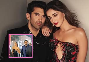 The Archies Screening: Lovebirds Ananya Panday, Aditya Roy Kapur remain by each other's side; video goes viral