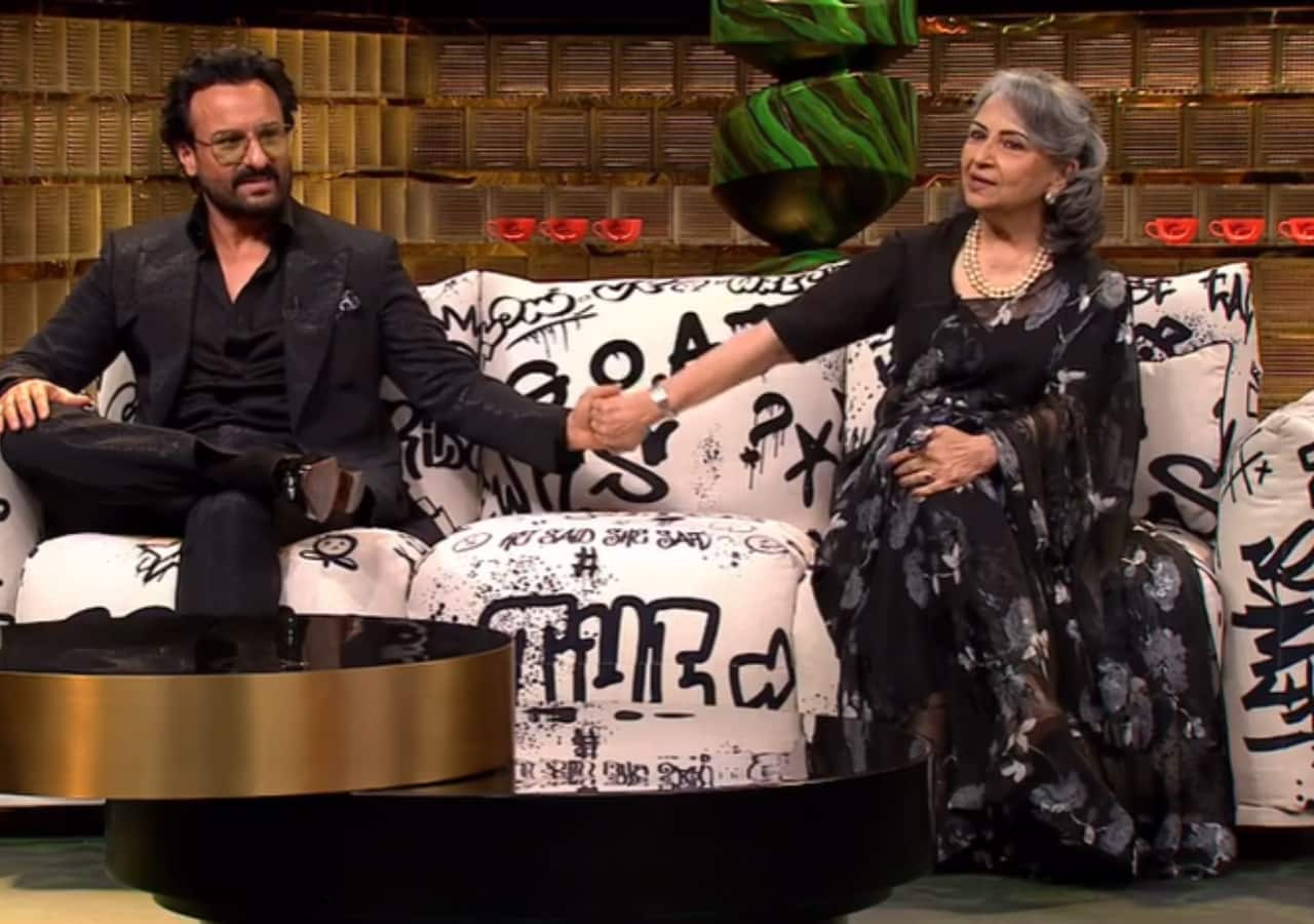 Koffee with Karan 8: Saif Ali Khan gets embarrassed as mother Sharmila ...