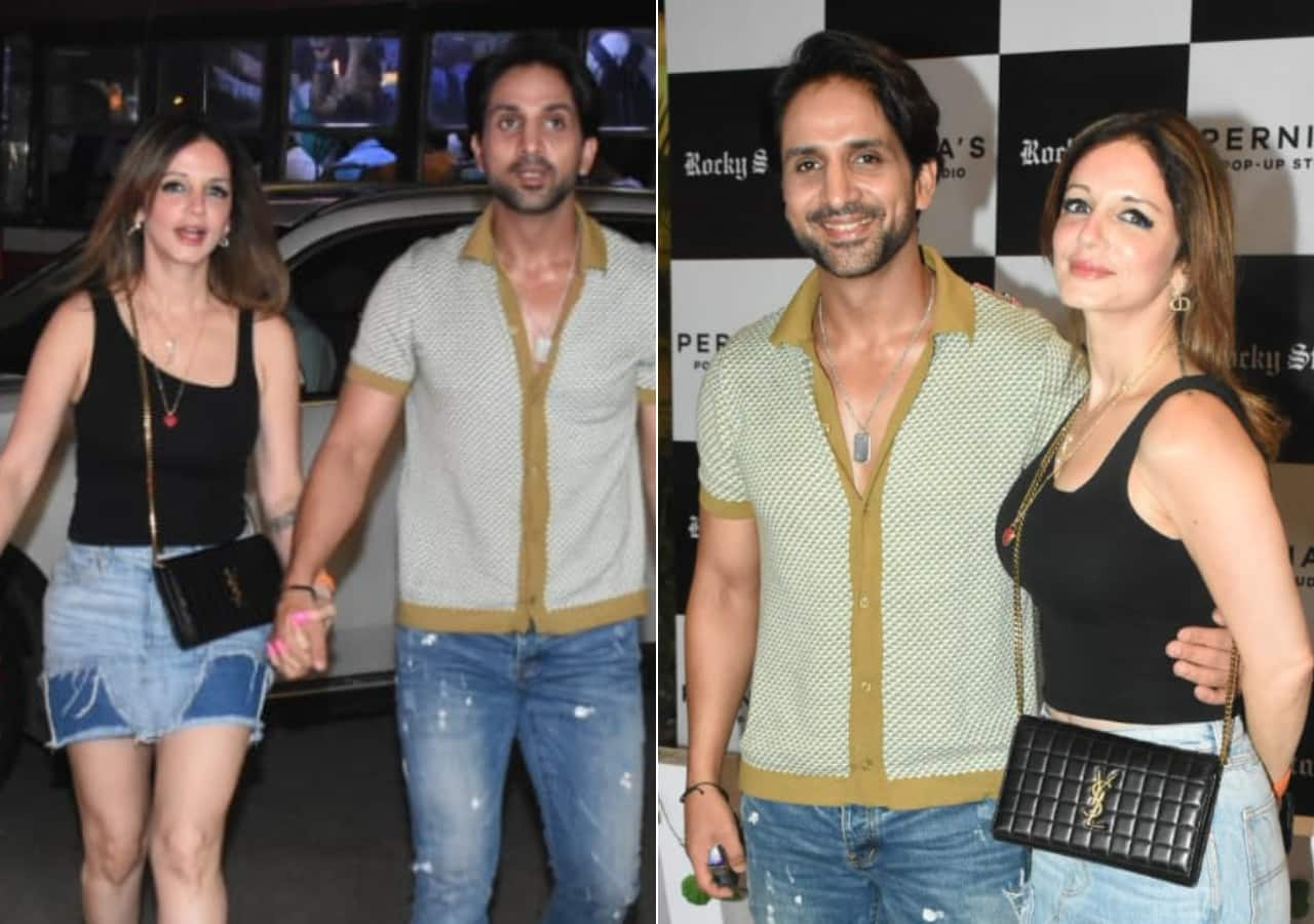 Hrithik Roshans Ex Wife Sussanne Khan Gave Romantic Poses With Arslan Goni Pictures Went Viral 3353