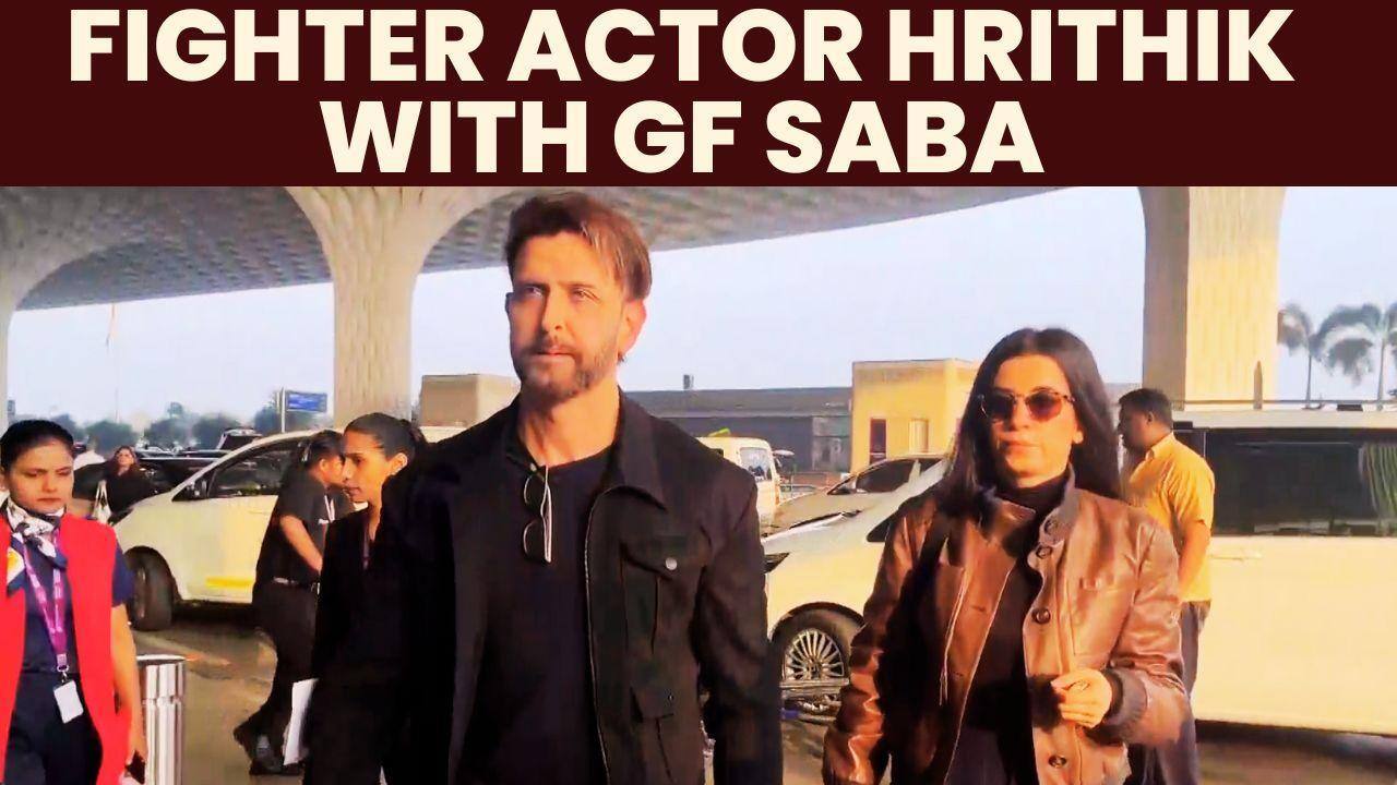 Fighter star Hrithik Roshan snapped with GF Saba Azad, video goes viral