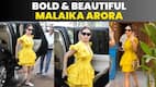 Amid separation rumours, Malaika Arora steps out in a ruffled yellow mini dress [Video]