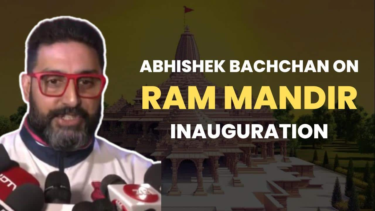 Abhishek Bachchan expresses his excitement for the Ram Mandir Pran Pratishtha ceremony in Ayodhya [Video]