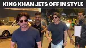 डंकी स्टार शाहरुख खान ने एयरपोर्ट पर मारी धांसू एंट्री, वीडियो हुआ वायरल