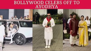 Ram Mandir Inauguration: Amitabh Bachchan, Madhuri Dixit and other B-town celebs deck up in traditional attire as they fly to Ayodhya