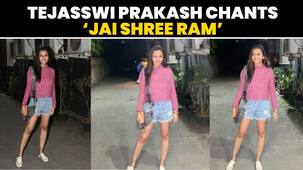 Tejasswi Prakash chants Jai Shree Ram as she is snapped by paparazzi in the city [Video]