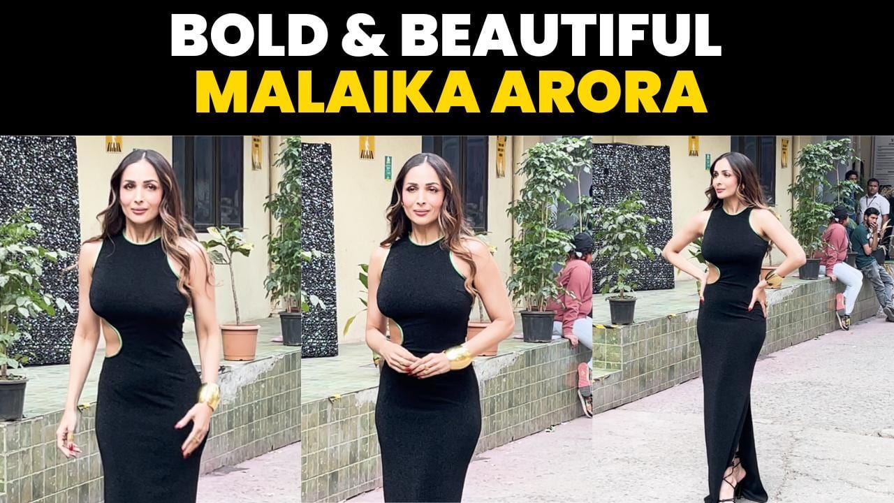 Malaika Arora sizzles in stylish black dress; netizens say 'She is ...