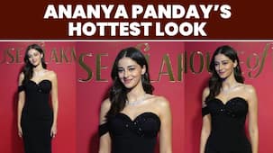 Ananya Panday looks ethereal in a black off-shoulder gown and statement diamond neckpiece [Watch]