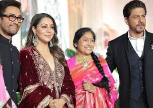 Ira Khan, Nupur Shikhare wedding reception: Shah Rukh Khan, Gauri Khan join the party; Dunki star gets chatty with new Sasur Aamir Khan