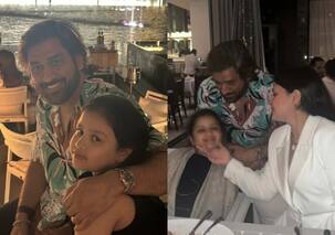 Mahendra Singh Dhoni's daughter Ziva Dhoni is a perfect little fashionista as she flaunts a black dress with a pink hand bag [Watch Video]